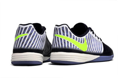 Nike Lunar Gato 2 IC Low-Tops Soccer Shoes - Blue/White/Green