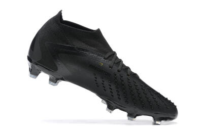 Adidas Predator Accuracy+ FG High-Tops Soccer Cleats - Black/Black
