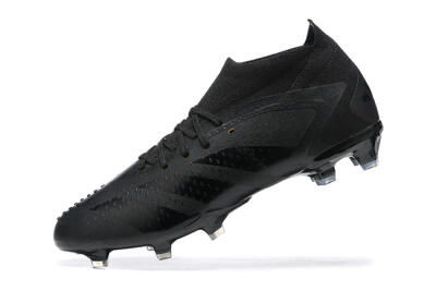 Adidas Predator Accuracy+ FG High-Tops Soccer Cleats - Black/Black
