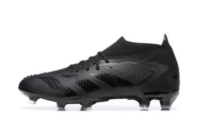 Adidas Predator Accuracy+ FG High-Tops Soccer Cleats - Black/Black