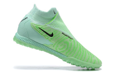 Nike Phantom GX Elite DF Link TF High-Tops Soccer Shoes - Green/Black/Brown