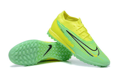 Nike Phantom GX Elite TF Low-Tops Soccer Shoes - Green/Black/Yellow