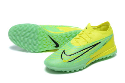 Nike Phantom GX Elite TF Low-Tops Soccer Shoes - Green/Black/Yellow