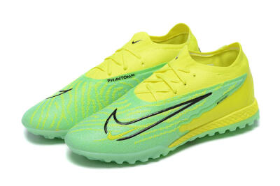 Nike Phantom GX Elite TF Low-Tops Soccer Shoes - Green/Black/Yellow