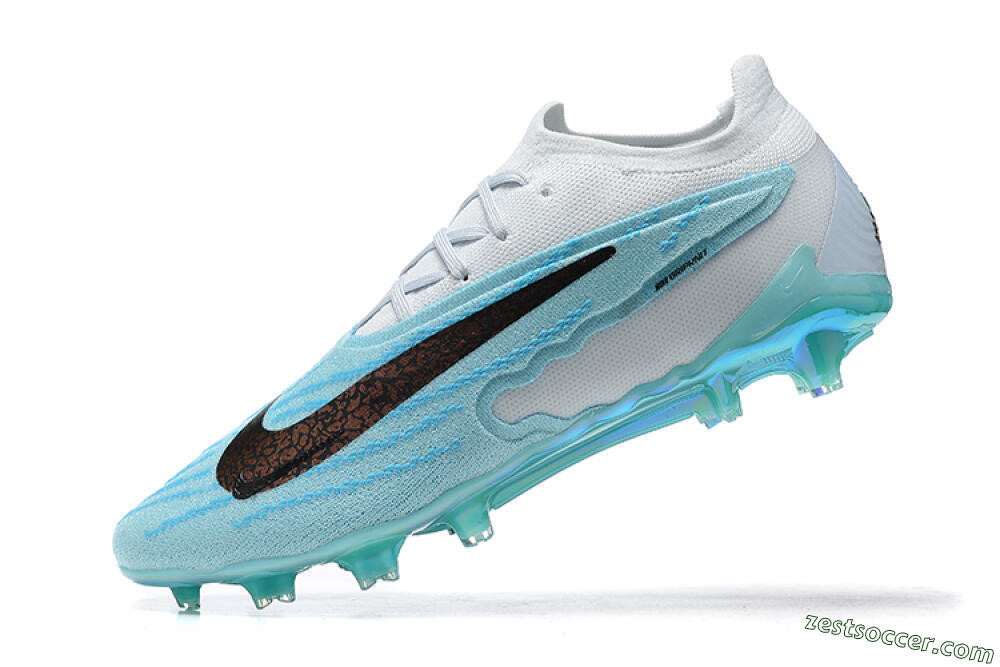 Nike Phantom GX Elite FG Low-Tops Soccer Cleats - Blue/Black/White 7