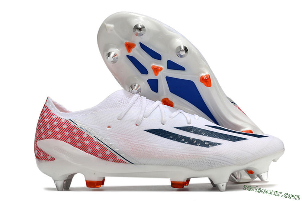 Adidas X Speedportal.1 SG Low-Tops Soccer Cleats - White/Black/Red 0