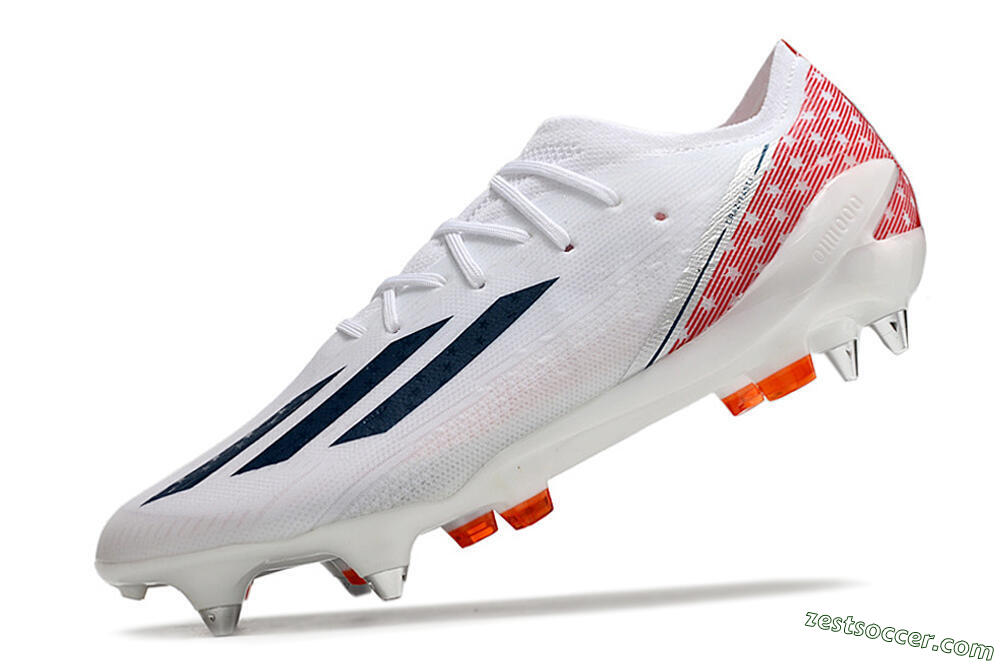 Adidas X Speedportal.1 SG Low-Tops Soccer Cleats - White/Black/Red 5
