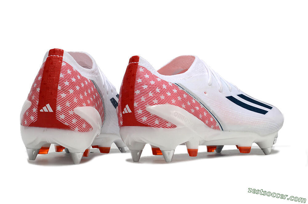 Adidas X Speedportal.1 SG Low-Tops Soccer Cleats - White/Black/Red 6