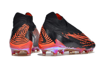 Nike Phantom GX Elite DF Link FG High-Tops Soccer Cleats - Black/Red/White