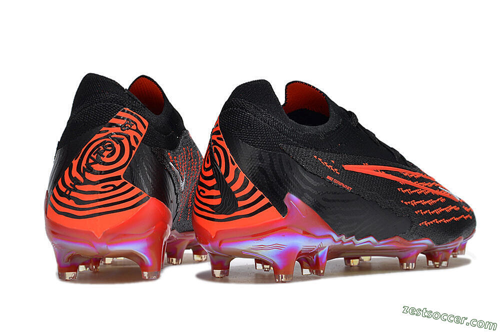 Nike Phantom GX Elite FG Low-Tops Soccer Cleats - Black/Red/White 6