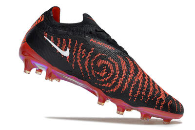 Nike Phantom GX Elite FG Low-Tops Soccer Cleats - Black/Red/White
