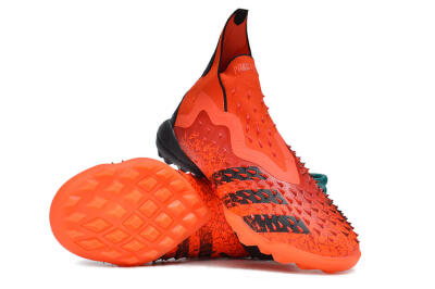 Adidas Predator Freak+ TF High-Tops Soccer Shoes - Orange/Black