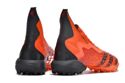 Adidas Predator Freak+ TF High-Tops Soccer Shoes - Orange/Black