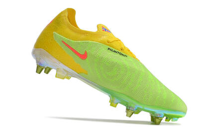 Nike Phantom GX Elite SG Low-Tops Soccer Cleats - Green/Black/Yellow