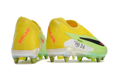 Nike Phantom GX Elite SG Low-Tops Soccer Cleats - Green/Black/Yellow