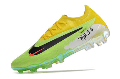 Nike Phantom GX Elite FG Low-Tops Soccer Cleats - Green/Black/Yellow