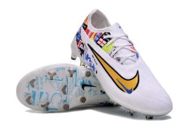 Harry Kane X Nike Phantom GX Elite FG Low-Tops Soccer Cleats - White/Rainbow