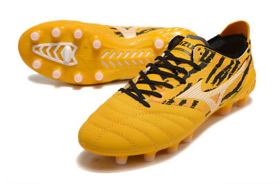 Mizuno Morelia Neo 3 Pro FG Low-Tops Soccer Cleats - Yellow/Black/White
