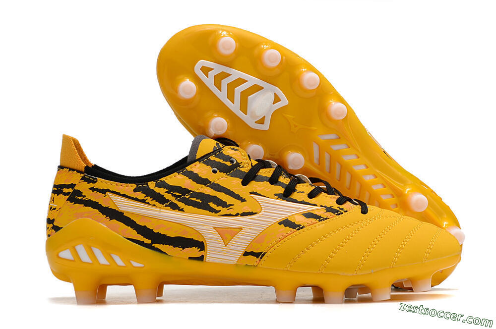 Mizuno Morelia Neo 3 Pro FG Low-Tops Soccer Cleats - Yellow/Black/White 0