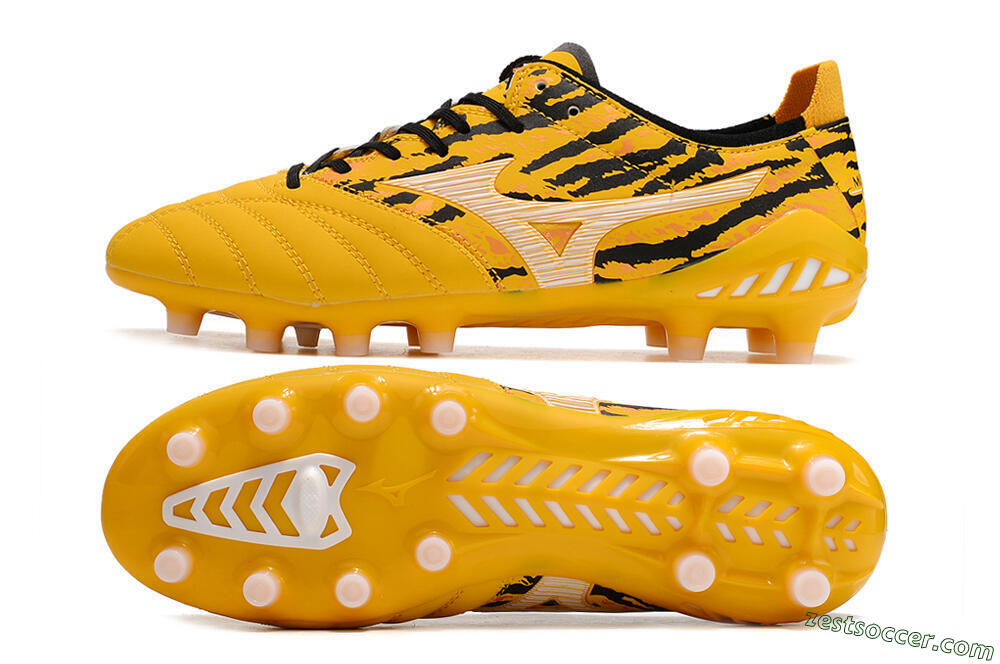 Mizuno Morelia Neo 3 Pro FG Low-Tops Soccer Cleats - Yellow/Black/White 1