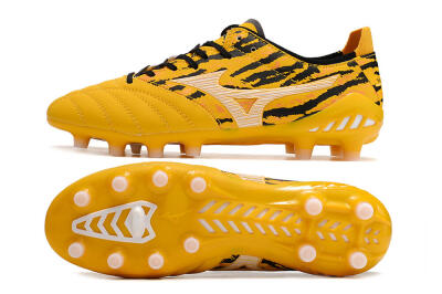 Mizuno Morelia Neo 3 Pro FG Low-Tops Soccer Cleats - Yellow/Black/White