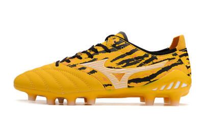 Mizuno Morelia Neo 3 Pro FG Low-Tops Soccer Cleats - Yellow/Black/White
