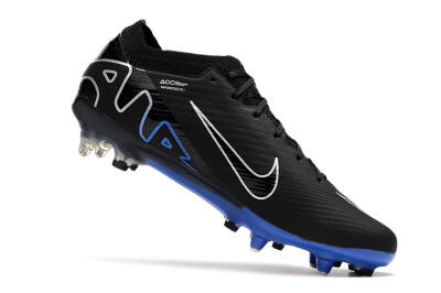 Nike Air Zoom Mercurial Vapor 15 Elite SG Low-Tops Soccer Cleats - Black/Blue/White