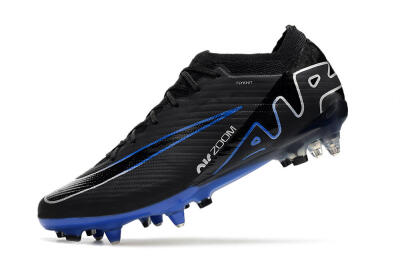 Nike Air Zoom Mercurial Vapor 15 Elite SG Low-Tops Soccer Cleats - Black/Blue/White