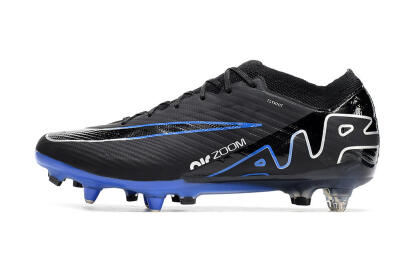 Nike Air Zoom Mercurial Vapor 15 Elite SG Low-Tops Soccer Cleats - Black/Blue/White