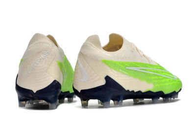 Nike Phantom GX Elite FG Low-Tops Soccer Cleats - Green/White/Beige