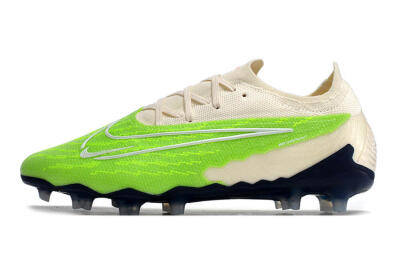 Nike Phantom GX Elite FG Low-Tops Soccer Cleats - Green/White/Beige