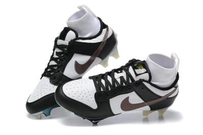Nike Mercurial Vapor Ede Dunk Panda FG High-Tops Soccer Cleats - White/Black/Brown