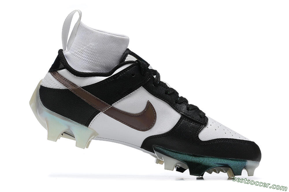 Nike Mercurial Vapor Ede Dunk Panda FG High-Tops Soccer Cleats - White/Black/Brown 6