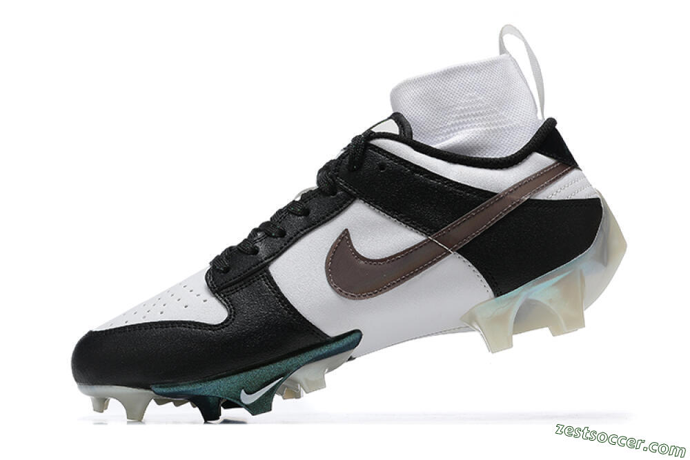 Nike Mercurial Vapor Ede Dunk Panda FG High-Tops Soccer Cleats - White/Black/Brown 7