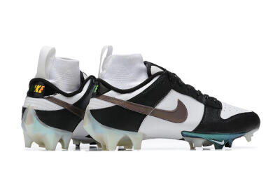 Nike Mercurial Vapor Ede Dunk Panda FG High-Tops Soccer Cleats - White/Black/Brown