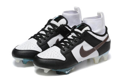 Nike Mercurial Vapor Ede Dunk Panda FG High-Tops Soccer Cleats - White/Black/Brown