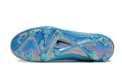 Nike Phantom GX Elite DF FG High-Tops Soccer Cleats - Blue/White/Black