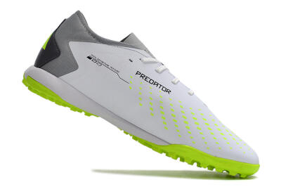Adidas Predator Accuracy.3 TF Low-Tops Soccer Shoes - White/Black/Green/Grey