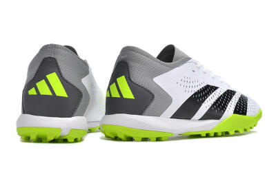 Adidas Predator Accuracy.3 TF Low-Tops Soccer Shoes - White/Black/Green/Grey