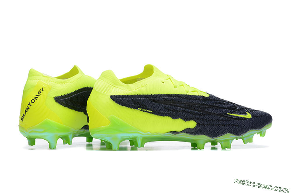 Nike Phantom GX Elite FG Low-Tops Soccer Cleats - Green/Black 8