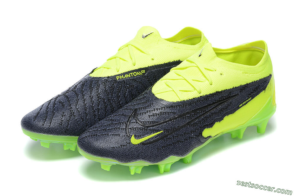 Nike Phantom GX Elite FG Low-Tops Soccer Cleats - Green/Black 9