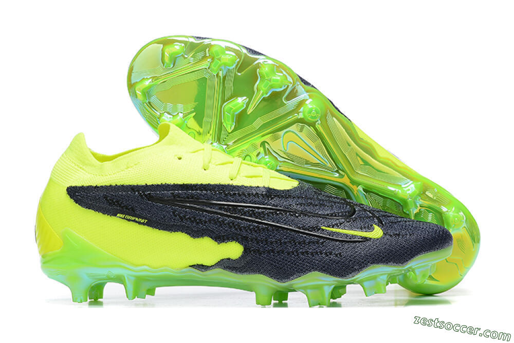 Nike Phantom GX Elite FG Low-Tops Soccer Cleats - Green/Black 0