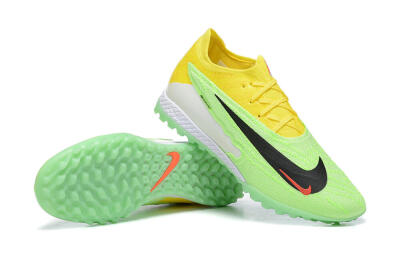 Nike Phantom GX Elite TF Low-Tops Soccer Shoes - Green/Black/White/Yellow