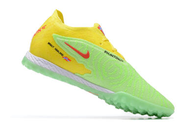 Nike Phantom GX Elite TF Low-Tops Soccer Shoes - Green/Black/White/Yellow