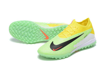 Nike Phantom GX Elite TF Low-Tops Soccer Shoes - Green/Black/White/Yellow