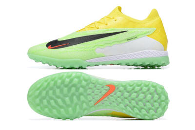 Nike Phantom GX Elite TF Low-Tops Soccer Shoes - Green/Black/White/Yellow