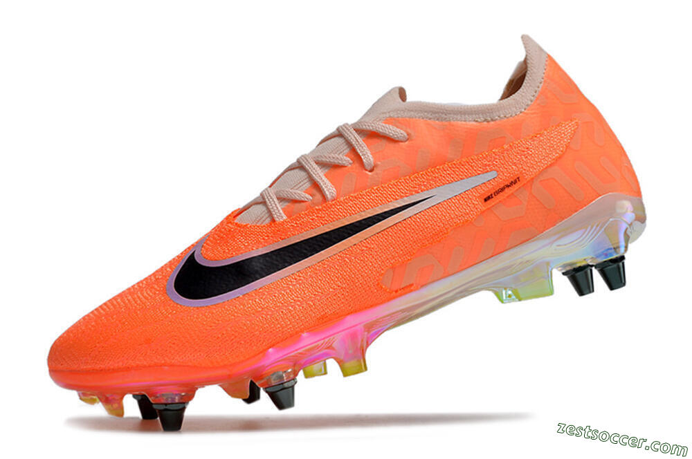 Nike Phantom GX Elite SG Low-Tops Soccer Cleats - Orange/Black 5
