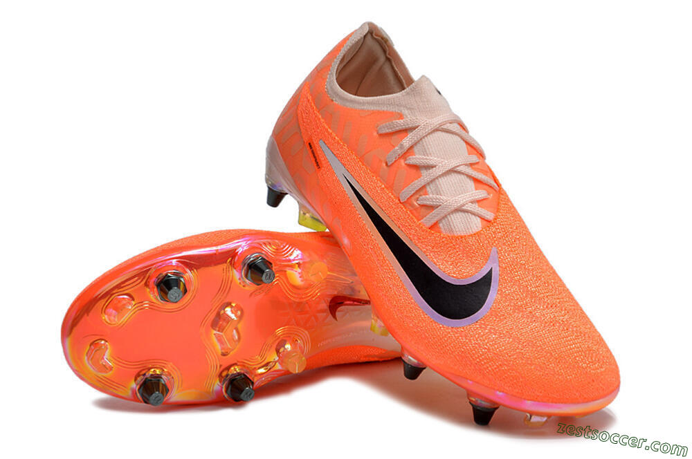 Nike Phantom GX Elite SG Low-Tops Soccer Cleats - Orange/Black 3