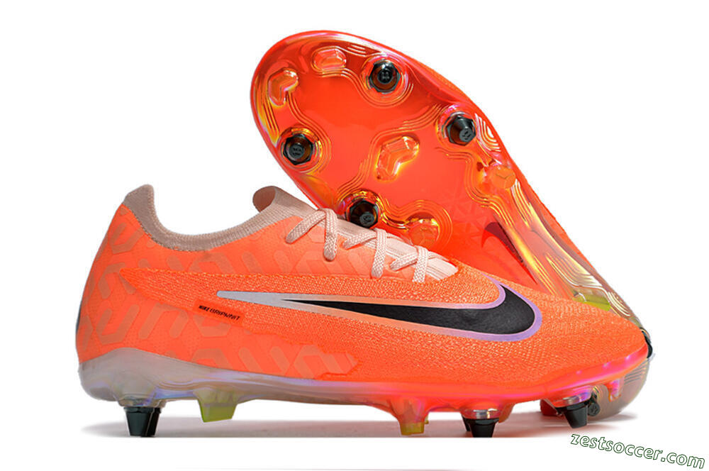 Nike Phantom GX Elite SG Low-Tops Soccer Cleats - Orange/Black 0