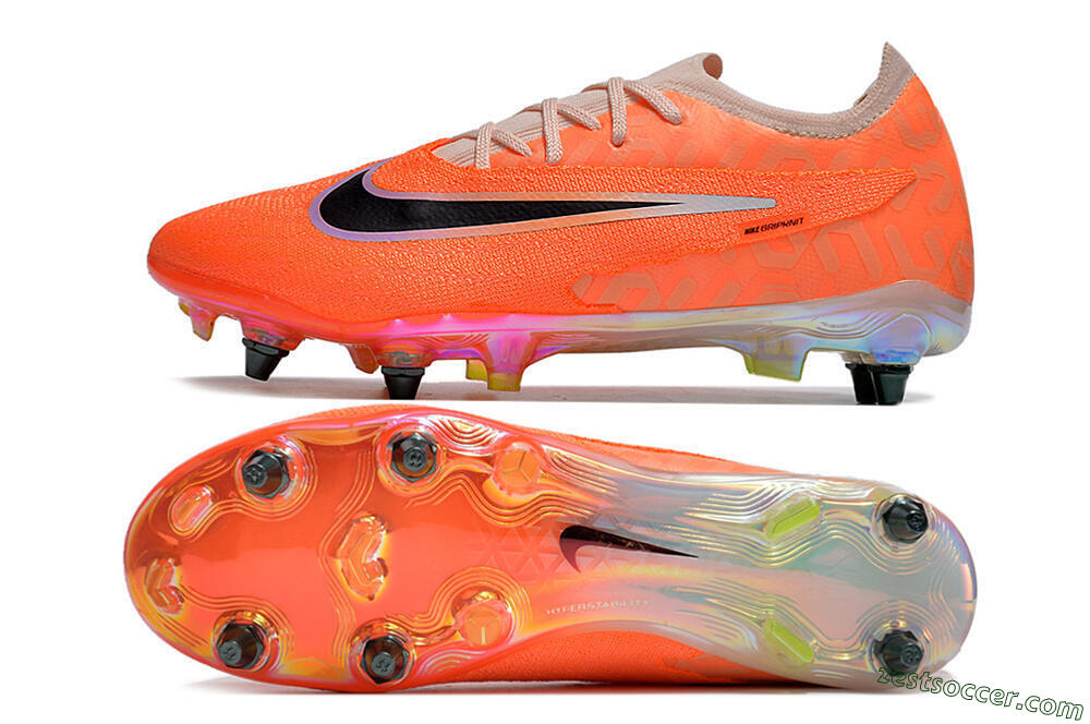 Nike Phantom GX Elite SG Low-Tops Soccer Cleats - Orange/Black 1